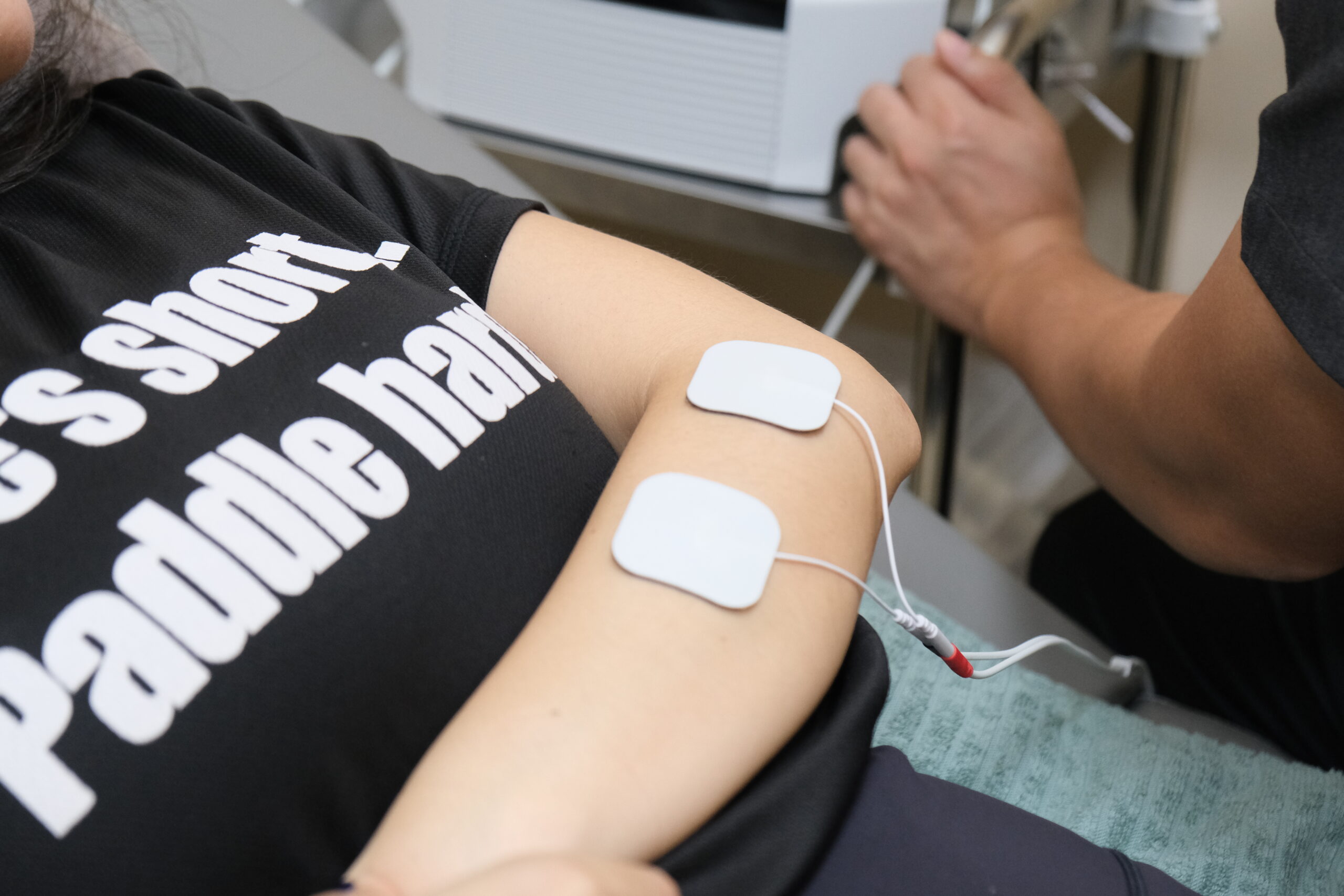 physiotherapy treatments - ultrasound, deep tissue massage, sports massage, manual therapy for elbow pain such as tennis elbow, golfer's elbow, tendinitis, and more