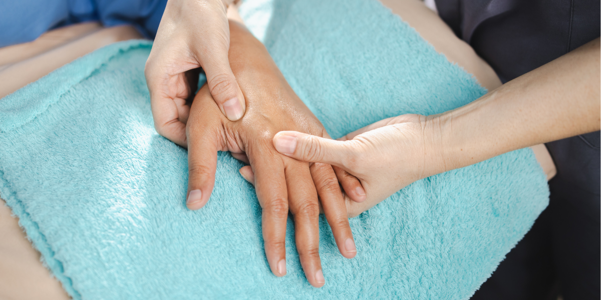 physiotherapy treatments for hand pain - ultrasound, deep tissue massage, and manual therapy